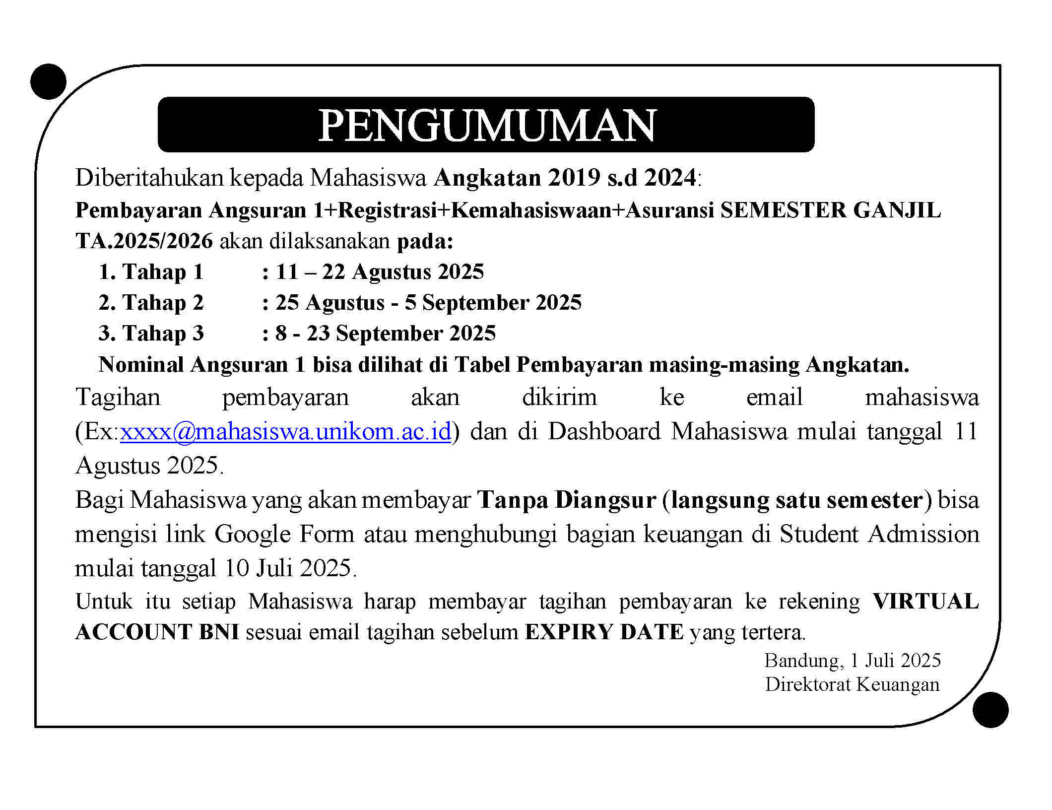 UNIKOM BANDUNG