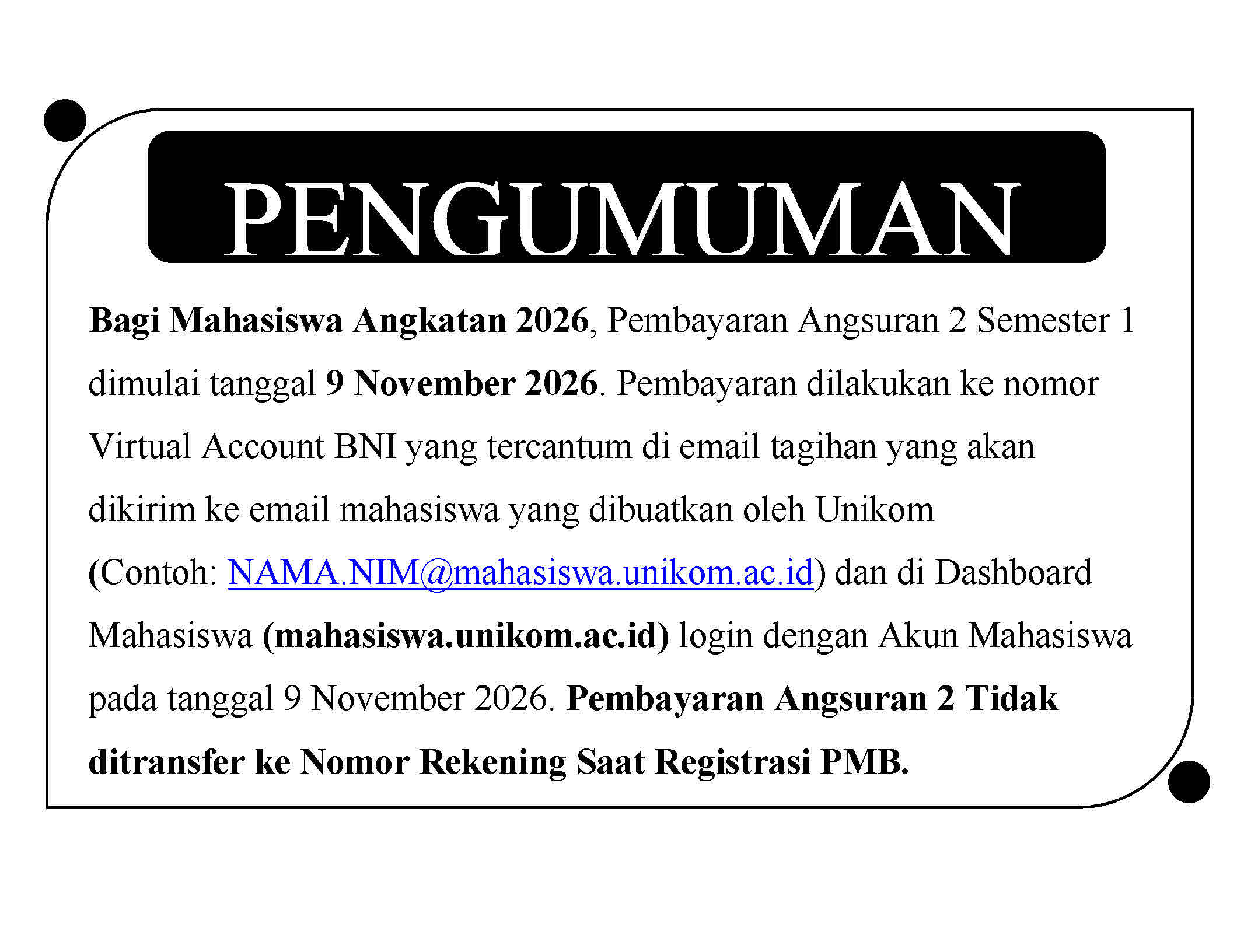 UNIKOM BANDUNG