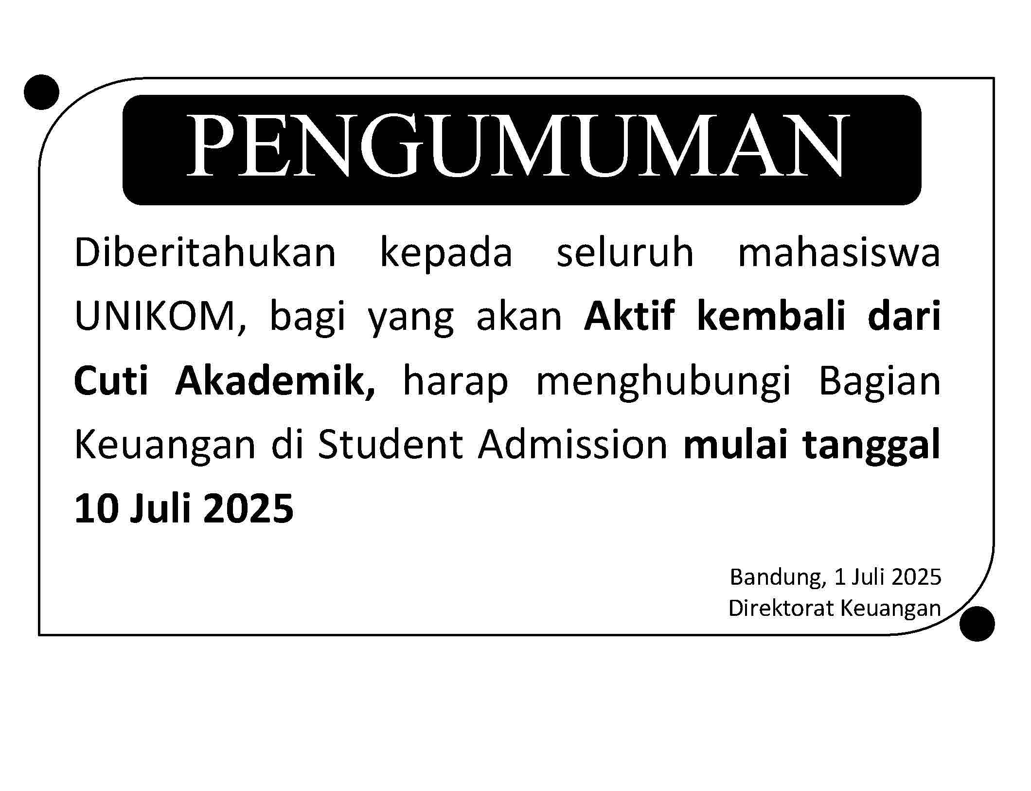 UNIKOM BANDUNG